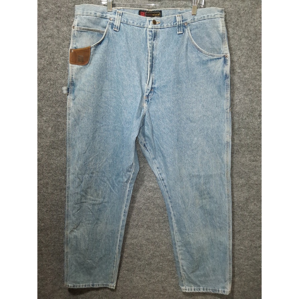 Riggs Workwear by Wrangler Jeans Mens 42x34 Relaxed Fit Carpenter Denim Pants